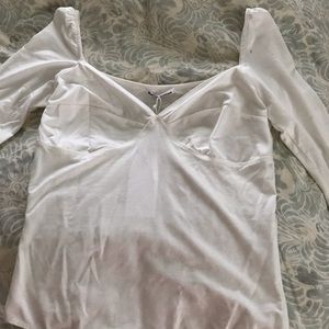 Reformation white bodysuit